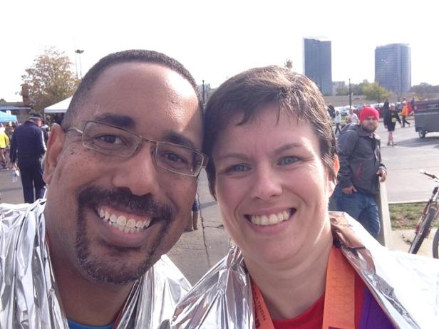 Dave and Angela Clock - Post Race Selfie Tradition