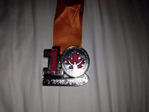 My 1st 1/2 Marathon Medal!!!