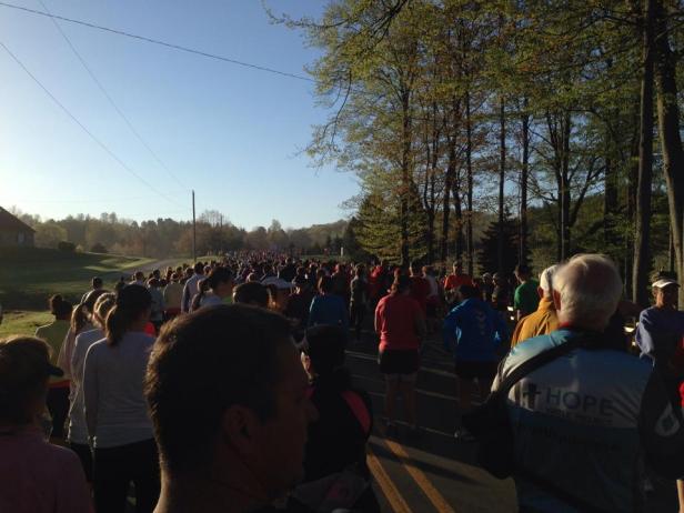 The starting chute at Bowers Harbor